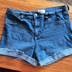 Women's Just Be Classic Blue Jean Shorts M